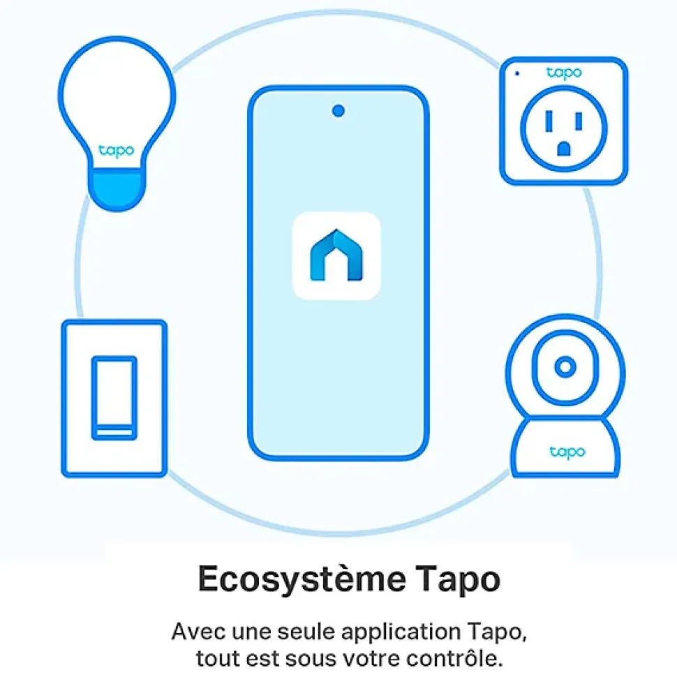 Caméra de vidéosurveillance extérieure connectée TP-Link Tapo C320WS 2K HD