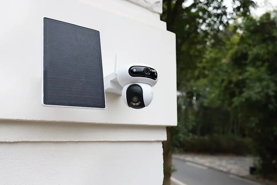 Caméra de vidéosurveillance extérieure avec panneau solaire Ezviz CS-HB90/SP-R100 blanc