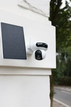 Caméra de vidéosurveillance extérieure avec panneau solaire Ezviz CS-HB90/SP-R100 blanc