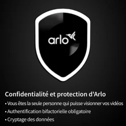 Caméra de vidéosurveillance sans fil Arlo Ultra2 4K blanche