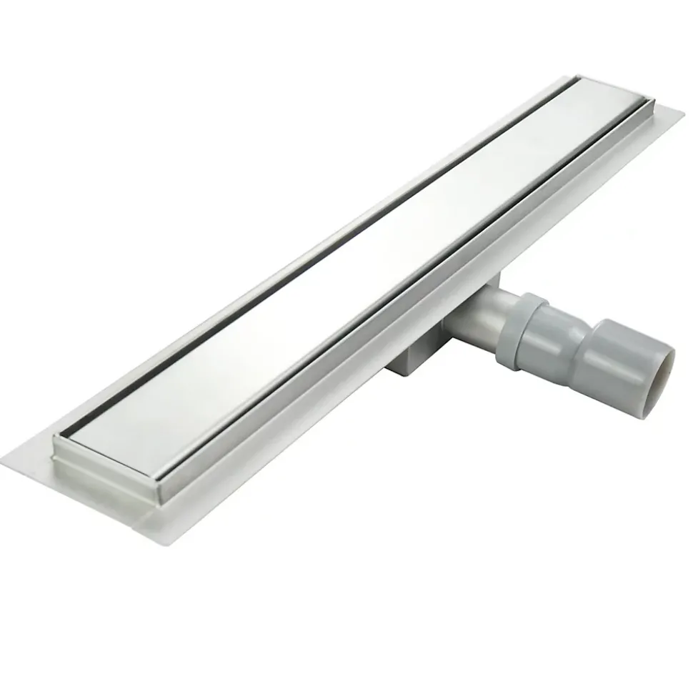 Caniveau de douche Italienne DALA inox L.120 cm anti-odeurs + filtre, drainage performant -SANIVERRE