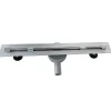Caniveau de douche italienne slim DEKI L.70 cm acier inoxydable avec siphon 360, drainage performant SANIVERRE