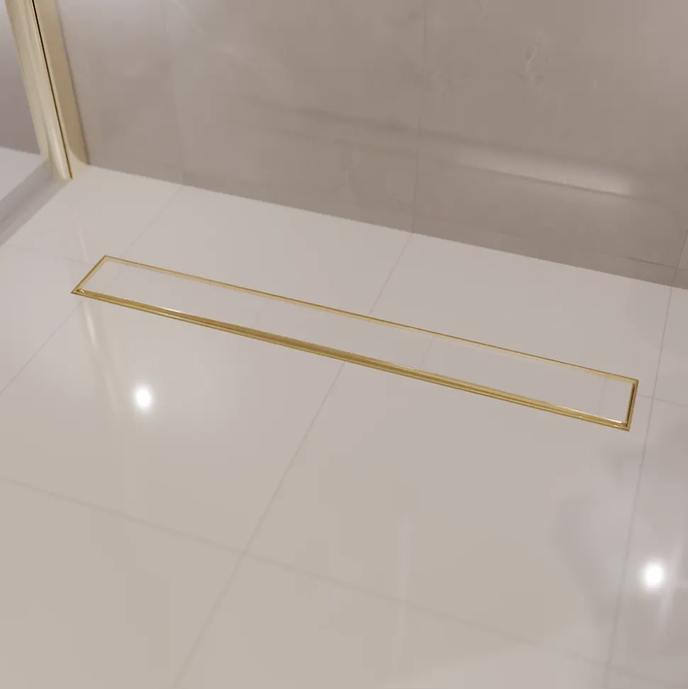 Caniveau De Douche Lomazoo Nilo - 70 Cm - Doré - Or