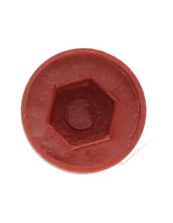 Capuchon plastique Vis Diamètre 6.3 Surplat 10 RAL8012 brun rouge - 30 pièces