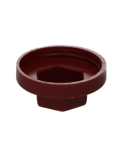 Capuchon plastique Vis Diamètre 6.3 Surplat 10 RAL8012 brun rouge - 30 pièces
