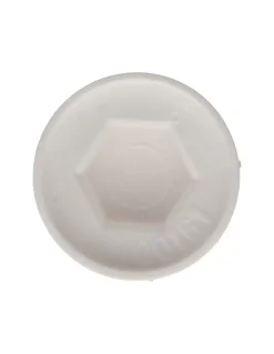 Capuchon plastique Vis Diamètre 6.3 Surplat 10 RAL9010 blanc pur - 1 pièce
