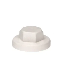 Capuchon plastique Vis Diamètre 6.3 Surplat 10 RAL9010 blanc pur - 1 pièce