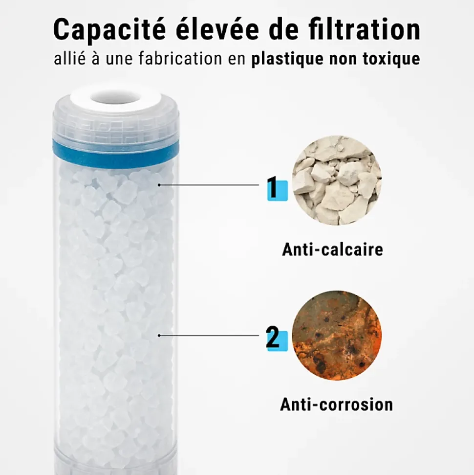 Cartouche anti calcaire polyphosphate 9'' 3/4