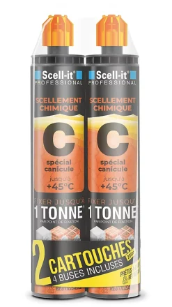 Cartouche de scellement chimique Scell-it 280 ml vendue par 2