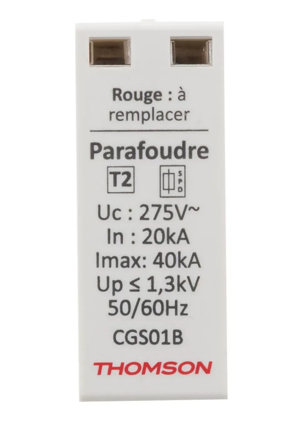 Cartouche rechange parafoudre modulaire Thomson