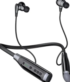 Casque Bluetooth écouteurs de Sport 100 Heures de Lecture noir