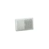 Catadioptre rectangulaire 57x39 mm blanc auto-adhésif