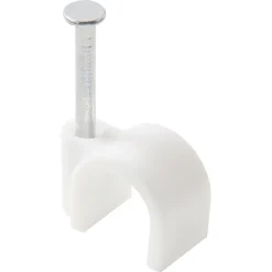 250 cavaliers ronds en nylon DIALL blanc assortiment