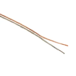Câble audio HI-FI 2x0,75mm² transparent - 5m - Zenitech