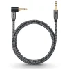 Câble audio Jack 3.5 coudé 90 or 2 m GOOBAY