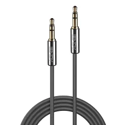 Câble audio Jack 3.5mm Cromo Line 1m LINDY