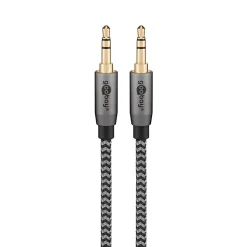 Câble audio Jack 3.5mm gold 2 mètres GOOBAY