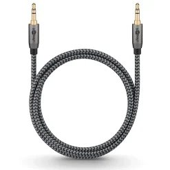 Câble audio Jack 3.5mm gold noir 5 m GOOBAY