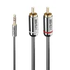 Câble audio Jack 3.5mm - 2x RCA 5 m LINDY