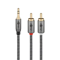 Câble audio jack 3.5 - 2 RCA 5 mètres GOOBAY