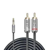 Câble audio Jack 3.5 - 2x RCA 50cm LINDY