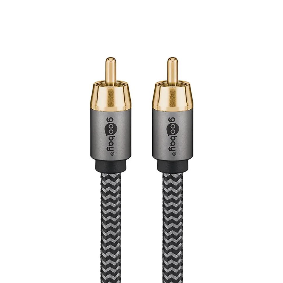 Câble audio numérique RCA coaxial 2 m GOOBAY