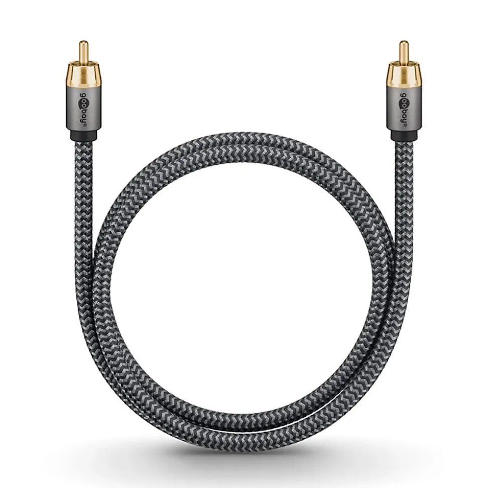 Câble audio numérique RCA coaxial 3 m GOOBAY