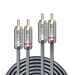 Câble audio 2x RCA Cromo Line 10m LINDY