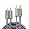 Câble audio 2x RCA Cromo Line 1m LINDY