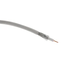 Câble coaxial TV - 17 VATCA PH blanc - 20m - Zenitech