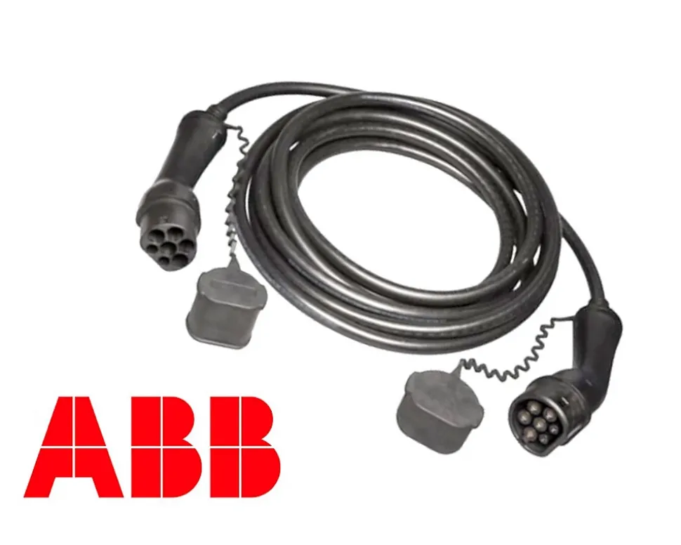 Câble de recharge T2-T2 3P 16A pour véhicule électrique, longueur 7 mètres