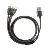 Câble 3 en 1 Lightning/Micro/USB-C GAO