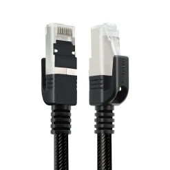 Câble Ethernet RJ45 CAT 8 mâle/mâle tressé - S/FTP 3 m - Metronic 395631