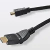 Câble HDMI Mâle / Mâle coudé 4K noir Blyss Or, 3 m
