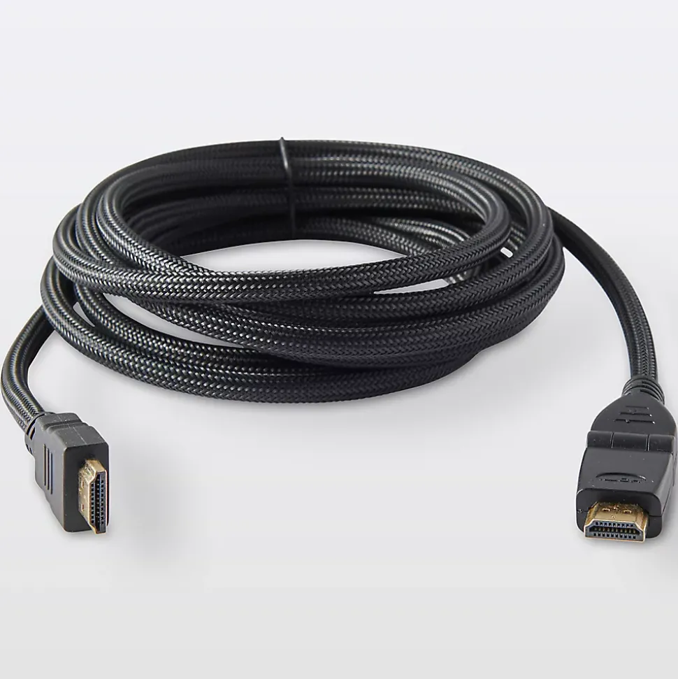Câble HDMI Mâle / Mâle coudé 4K noir Blyss Or, 3 m