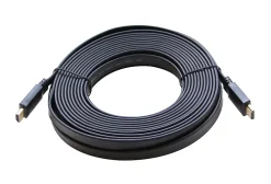 Câble HDMI Mâle / Mâle coudé 4K noir Blyss Or, 10 m
