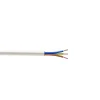 Câble électrique flexible H03VVF 3x0,75 mm² Blanc - 25 m