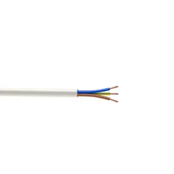 Câble électrique flexible H05VVF 3x1,5 mm² Noir - 50 m