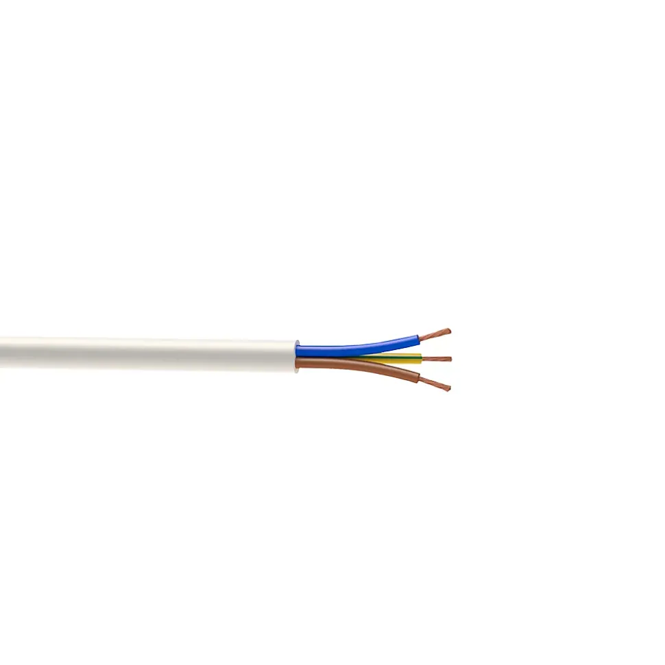 Câble électrique flexible H05VVF 3x1,5 mm² Noir - 50 m