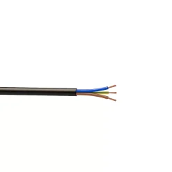 Câble électrique flexible H05VVF 3x1,5 mm² Noir - 25 m