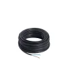 Câble électrique flexible H03VVH2F 2x0,75 mm² Noir - 25 m
