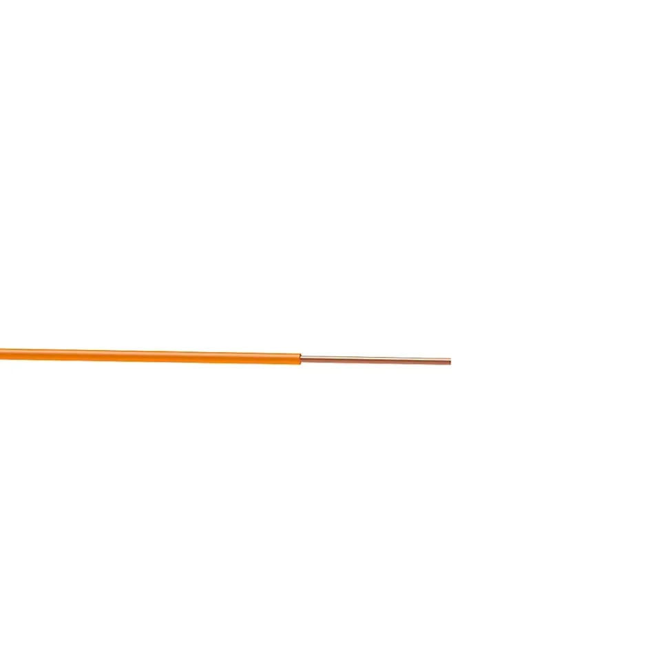 Câble électrique H07VU 1,5 mm² Orange - 5 m