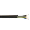 Câble électrique U1000R2V 5x1.5 mm² Noir 25 m