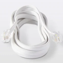 Câble RJ11 Mâle / Mâle blanc Blyss, 2 m