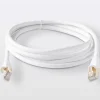 Câble RJ45 Mâle / Mâle blanc Blyss Or, 2 m