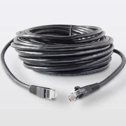 Câble RJ45 Mâle / Mâle Catégorie 5E noir Blyss, 10 m