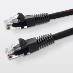 Câble RJ45 Mâle / Mâle Catégorie 5E noir Blyss, 1 m
