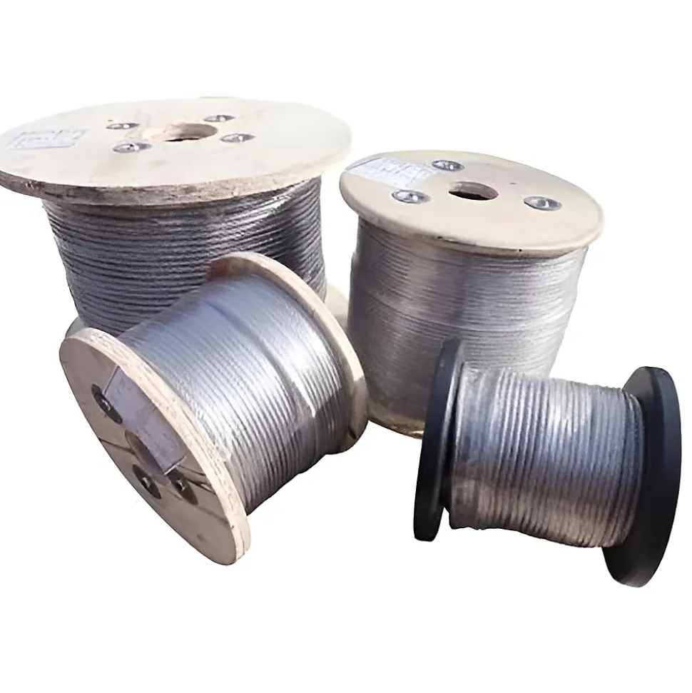 Câble souple diam. 6 mm - torons 7 x 7 - 100 mètres - Inox 316