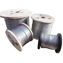 Câble souple diam. 5 mm - torons 7 x 7 - 50 mètres - Inox 316