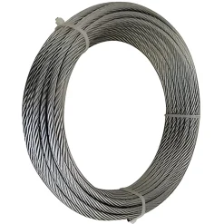 Câble souple diam. 2 mm - torons 7 x 7 - 250 mètres - Inox 316